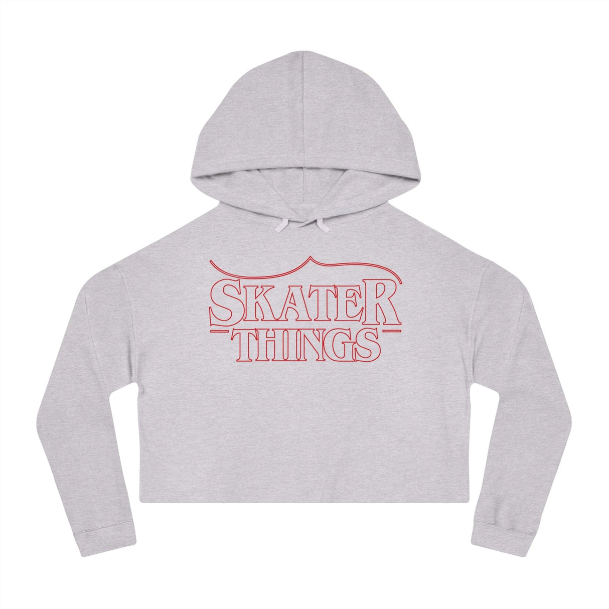 Skater Things Women’s Cropped Hooded Sweatshirt