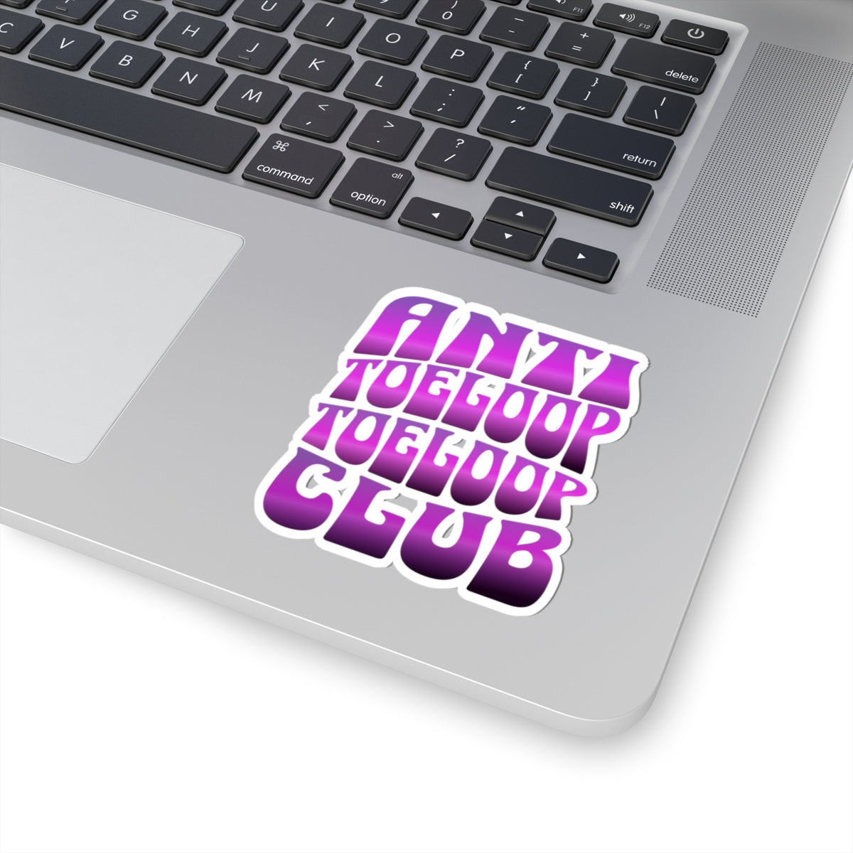 Anti ToeLoop Club Vinyl Stickers - Adults Skate Too LLC