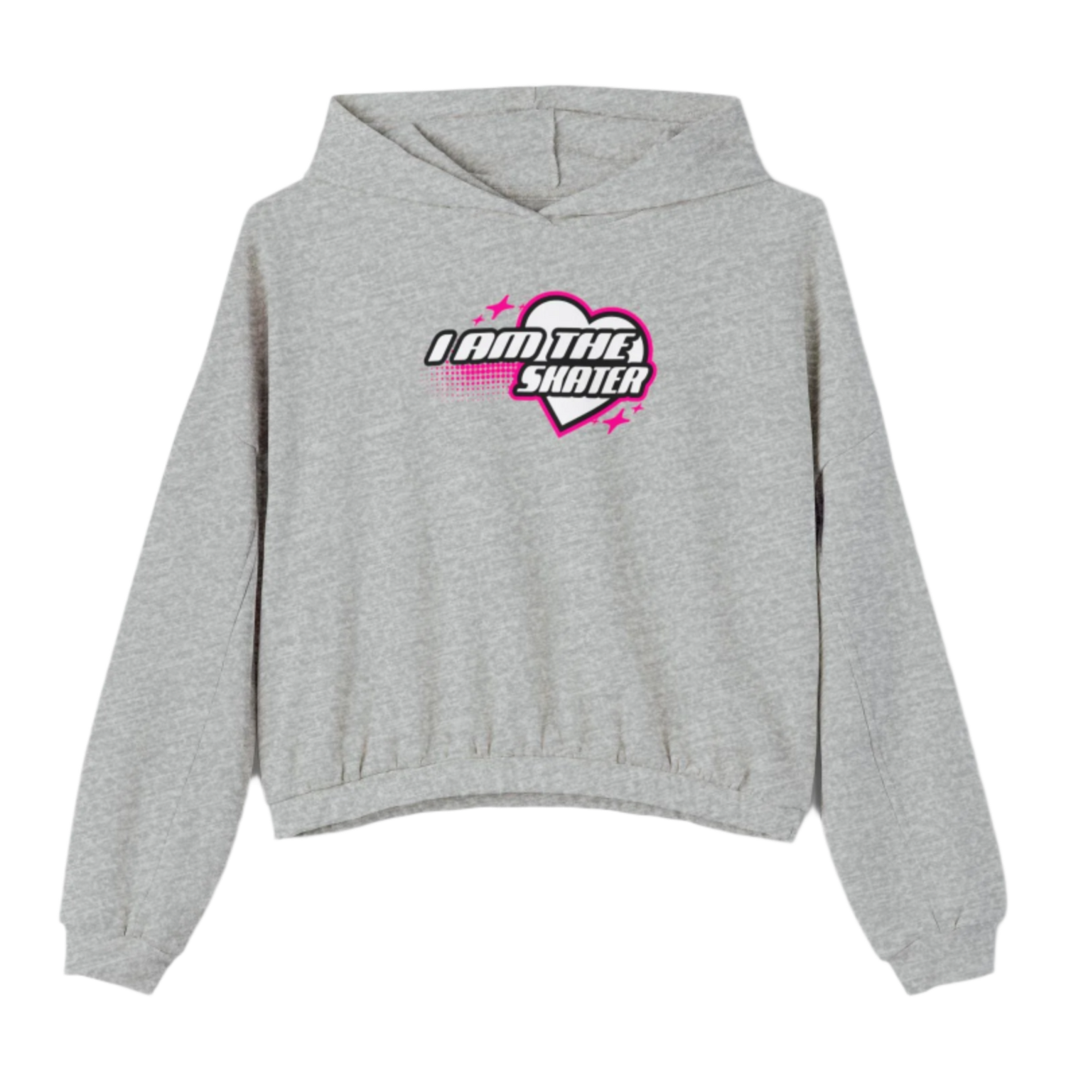 I Am The Skater Cinched Bottom Hoodie - Adults Skate Too LLC