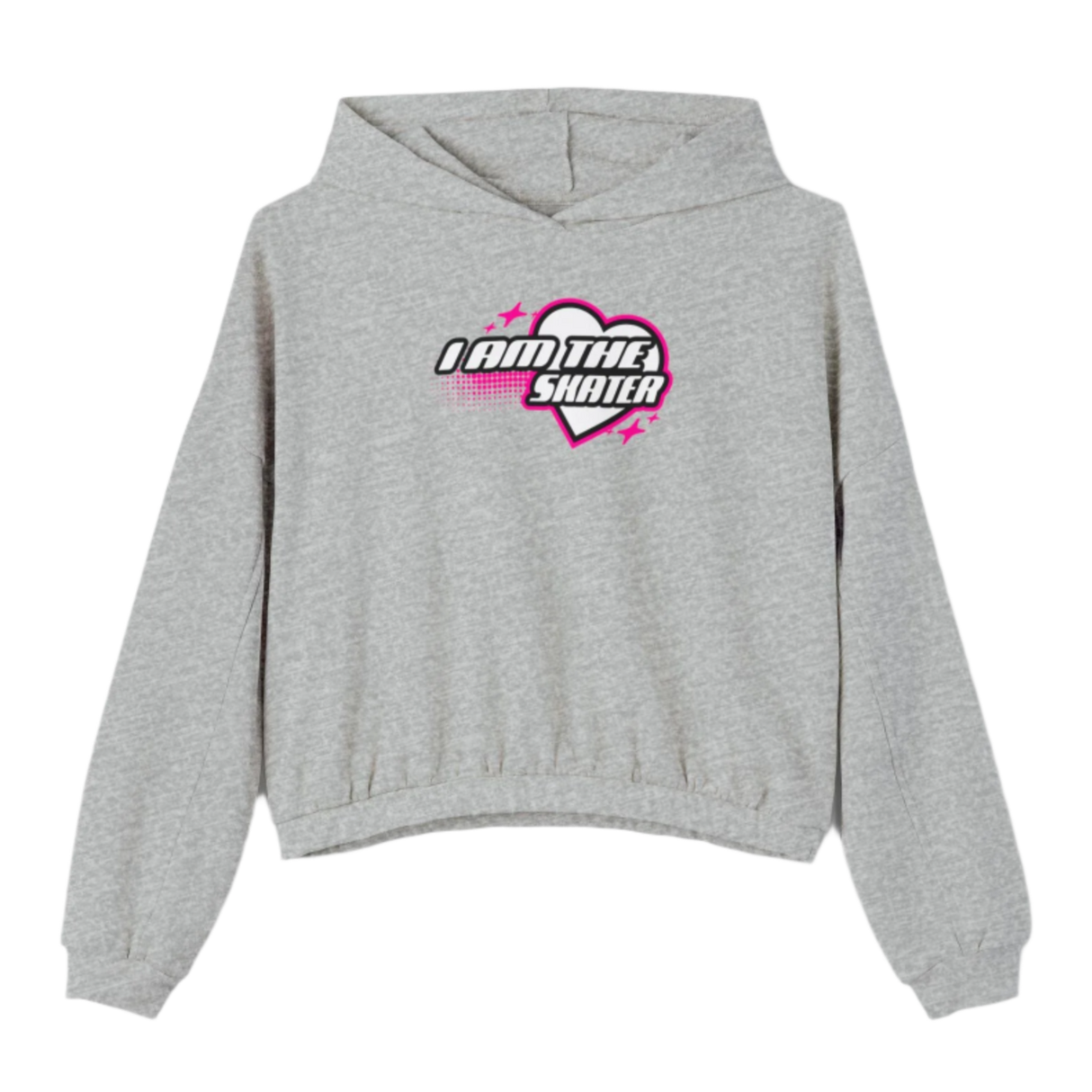 I Am The Skater Cinched Bottom Hoodie - Adults Skate Too LLC