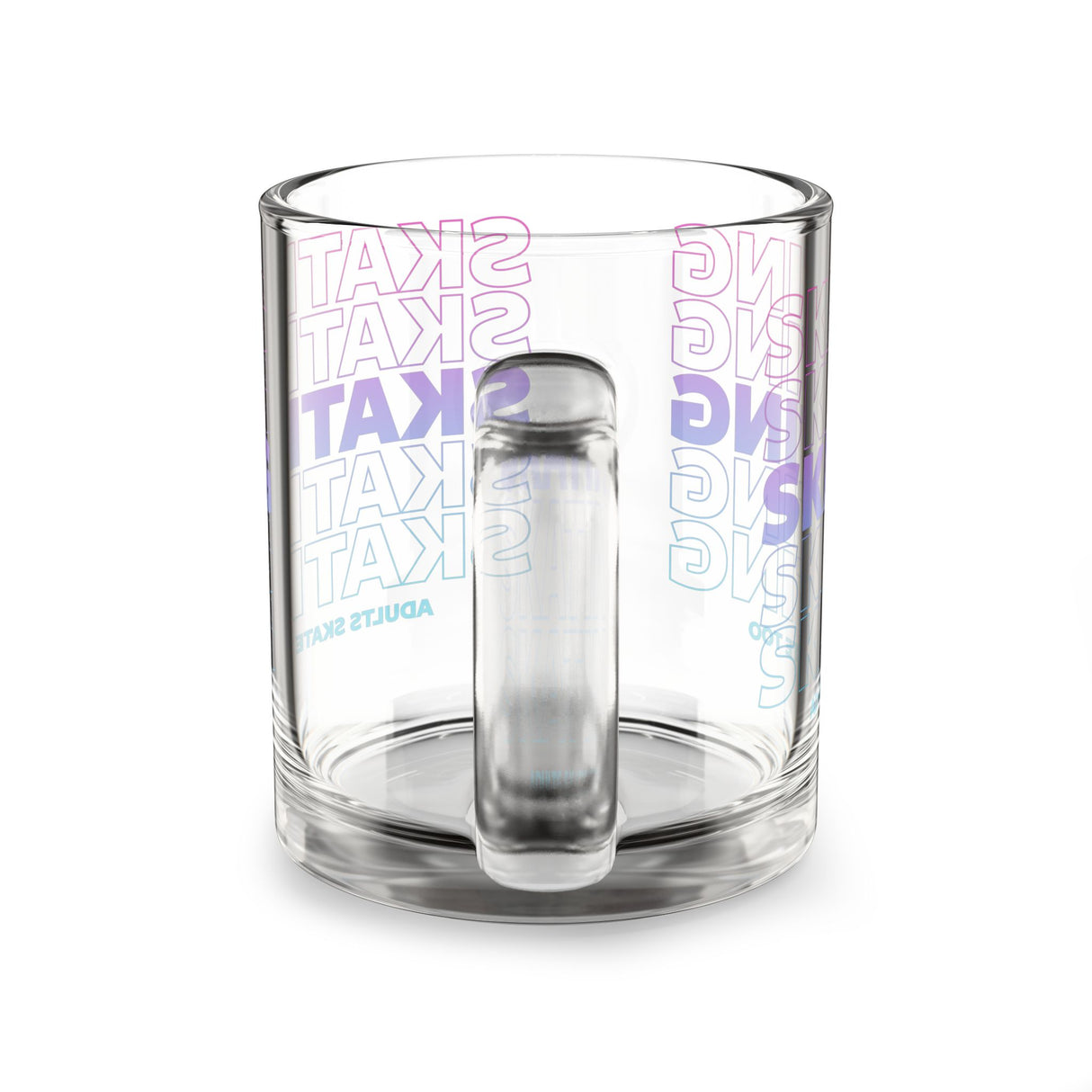 SKATING Glass Mug