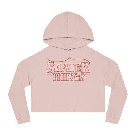 Skater Things Women’s Cropped Hooded Sweatshirt
