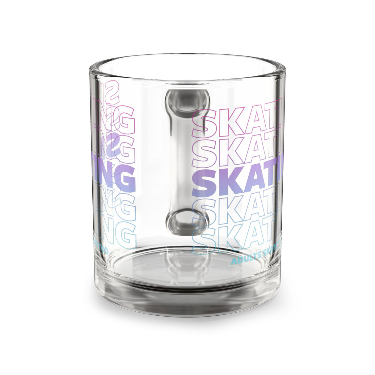 SKATING Glass Mug