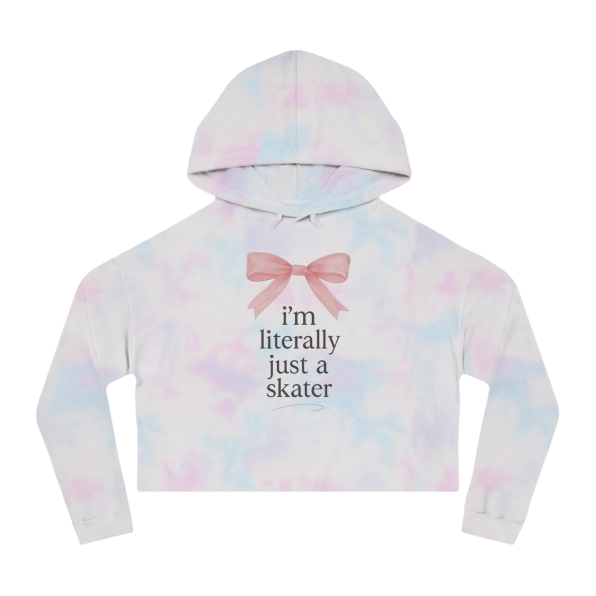 I'm Literally Just A Skater Cropped Hoodie