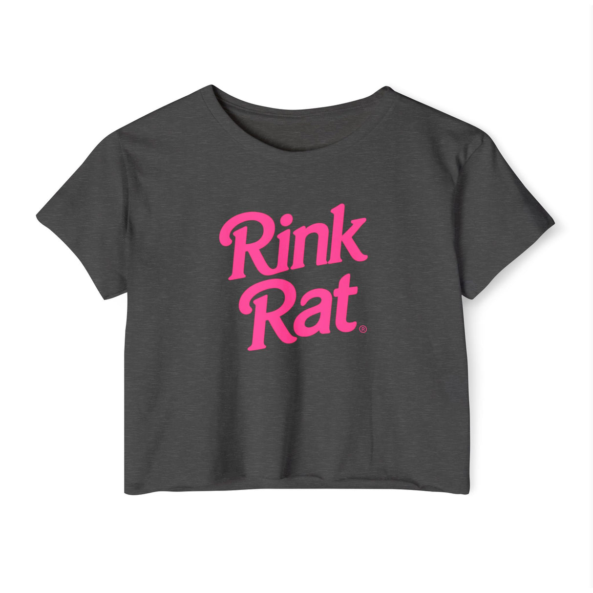 Barbiecore Rink Rat Cropped Festival Tee
