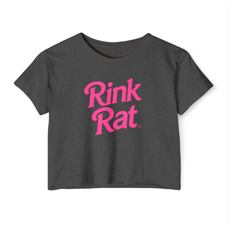 Barbiecore Rink Rat Cropped Festival Tee