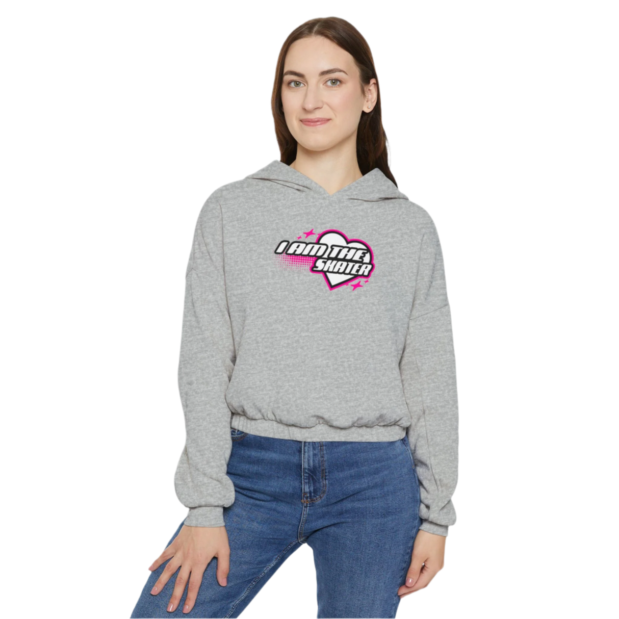 I Am The Skater Cinched Bottom Hoodie - Adults Skate Too LLC