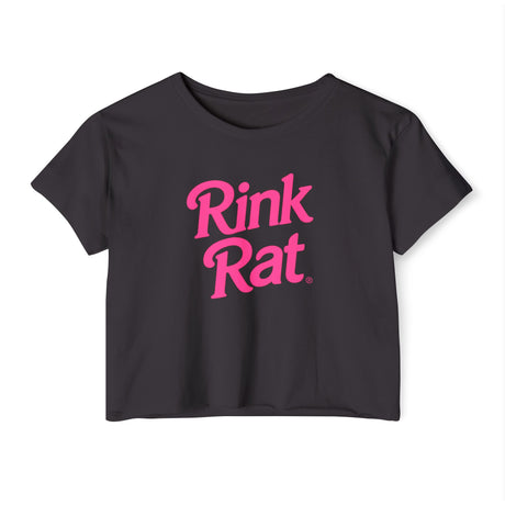 Barbiecore Rink Rat Cropped Festival Tee