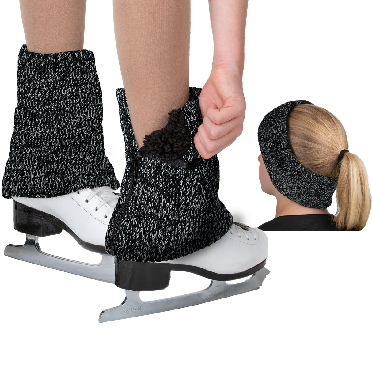 CRS Cross Leg Warmers and Headband Set