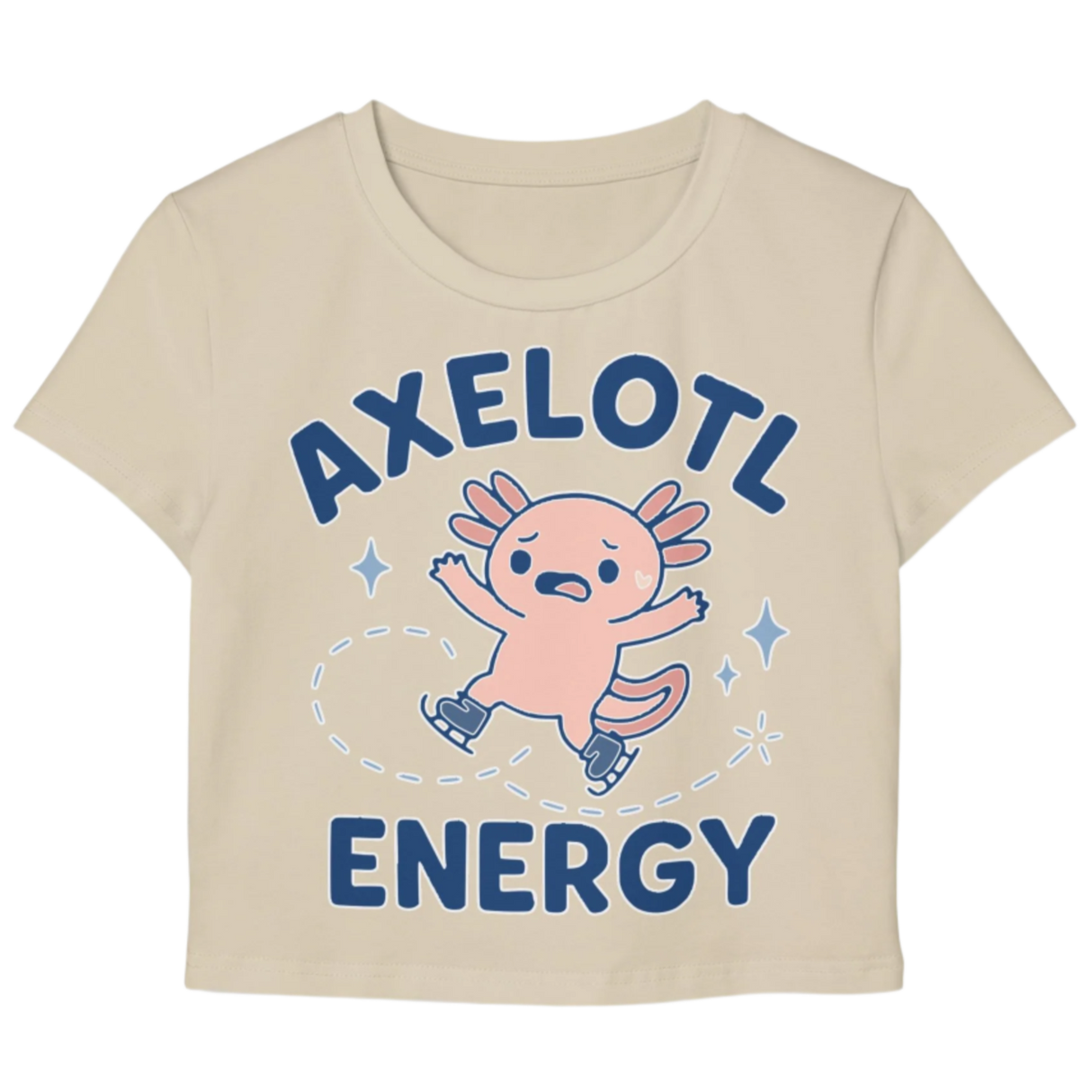 Axelotl Energy Women's Baby Tee - Adults Skate Too LLC