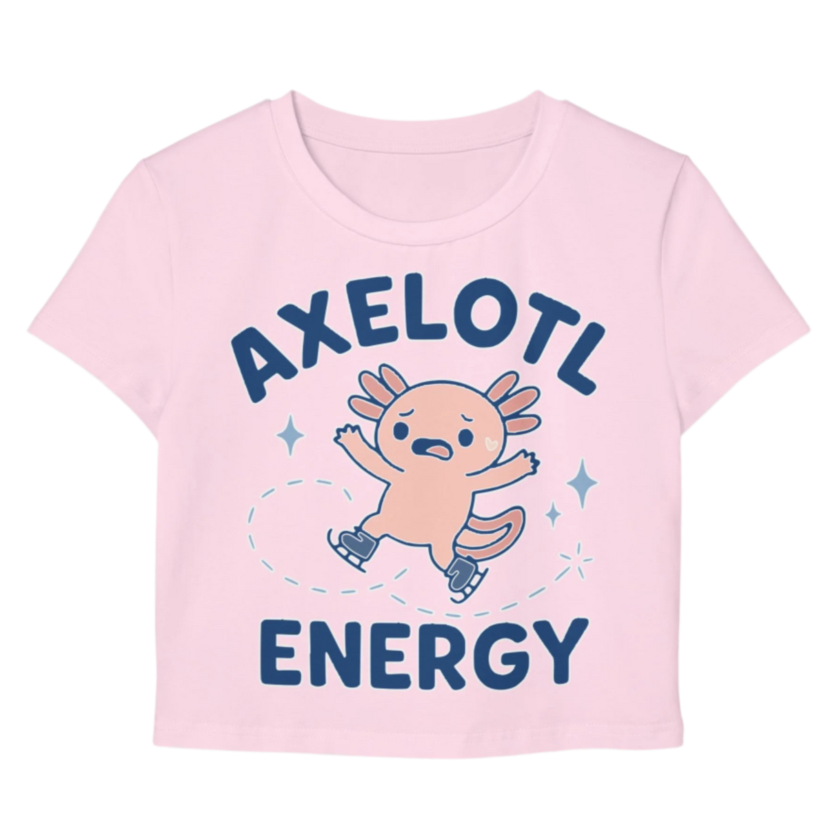 Axelotl Energy Women's Baby Tee - Adults Skate Too LLC