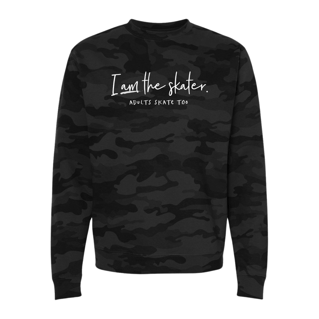 I Am The Skater Camo Sweatshirt
