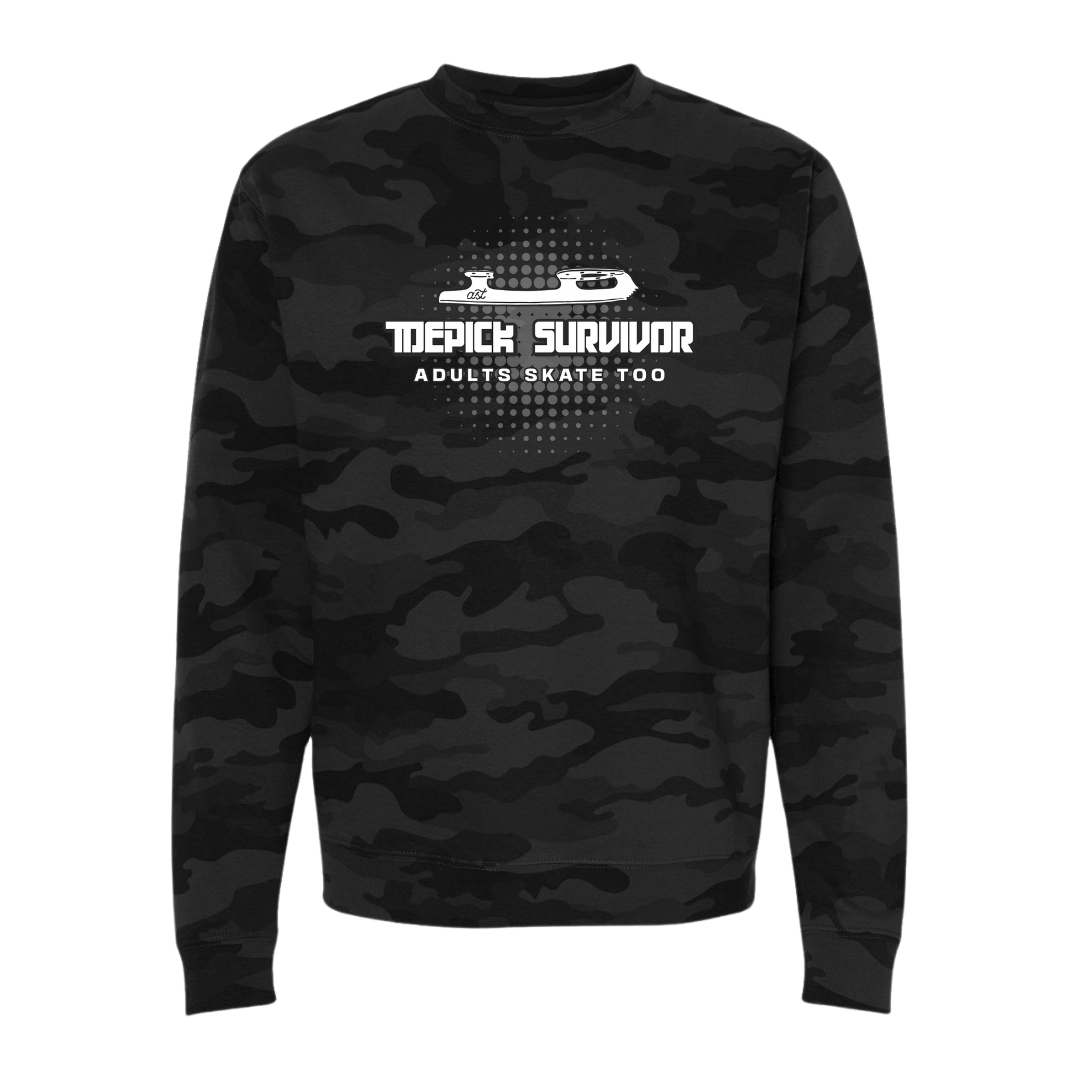 Toepick Survivor Camo Sweatshirt