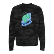 Skating Sloth Camo Sweatshirt