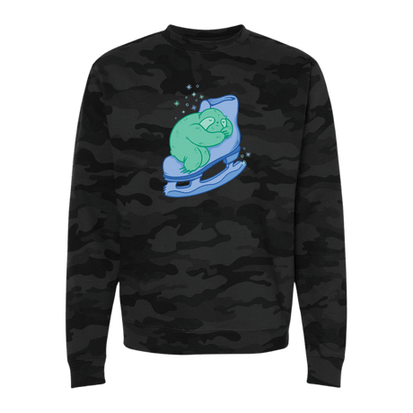 Skating Sloth Camo Sweatshirt