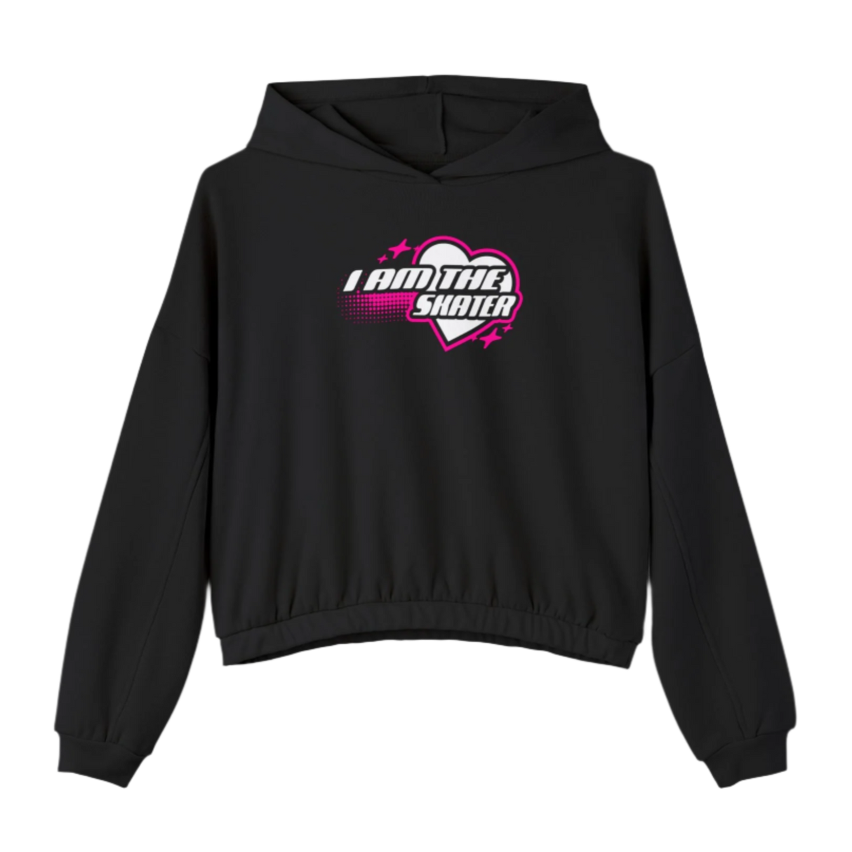I Am The Skater Cinched Bottom Hoodie - Adults Skate Too LLC