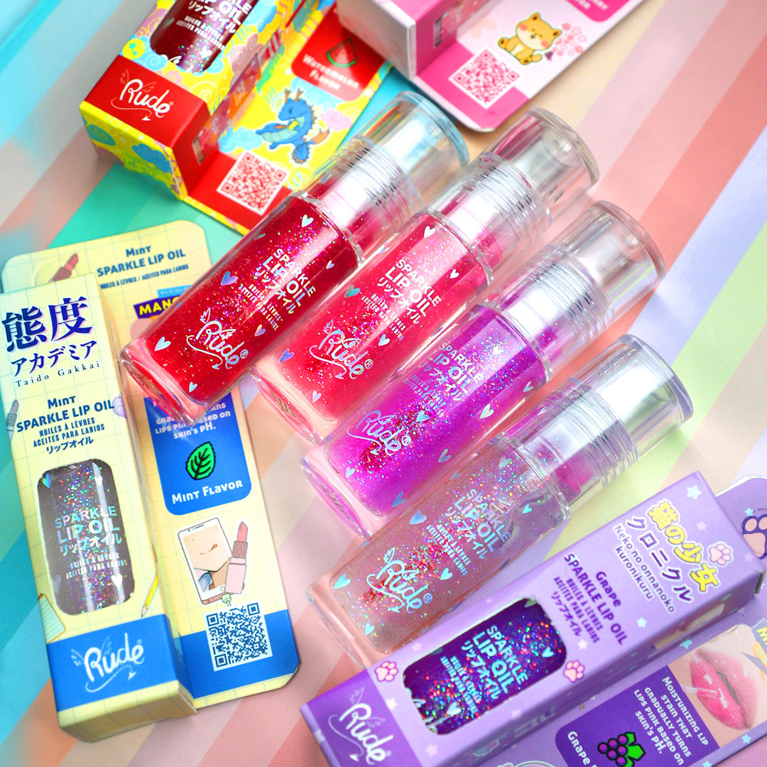 Manga Collection Sparkle Lip Oil - Adults Skate Too LLC