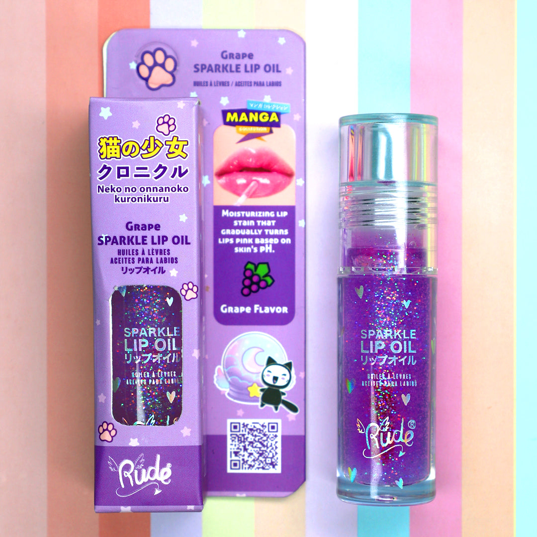 Manga Collection Sparkle Lip Oil - Adults Skate Too LLC