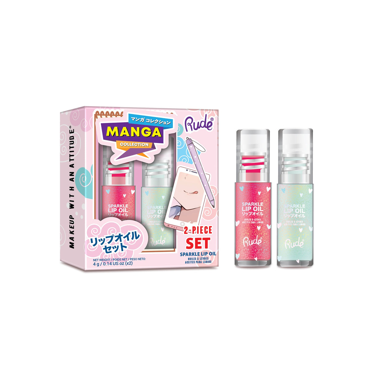Manga Collection Sparkle Lip Oil Duo