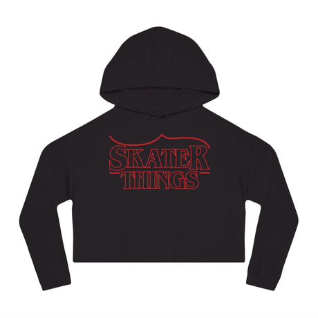 Skater Things Women’s Cropped Hooded Sweatshirt