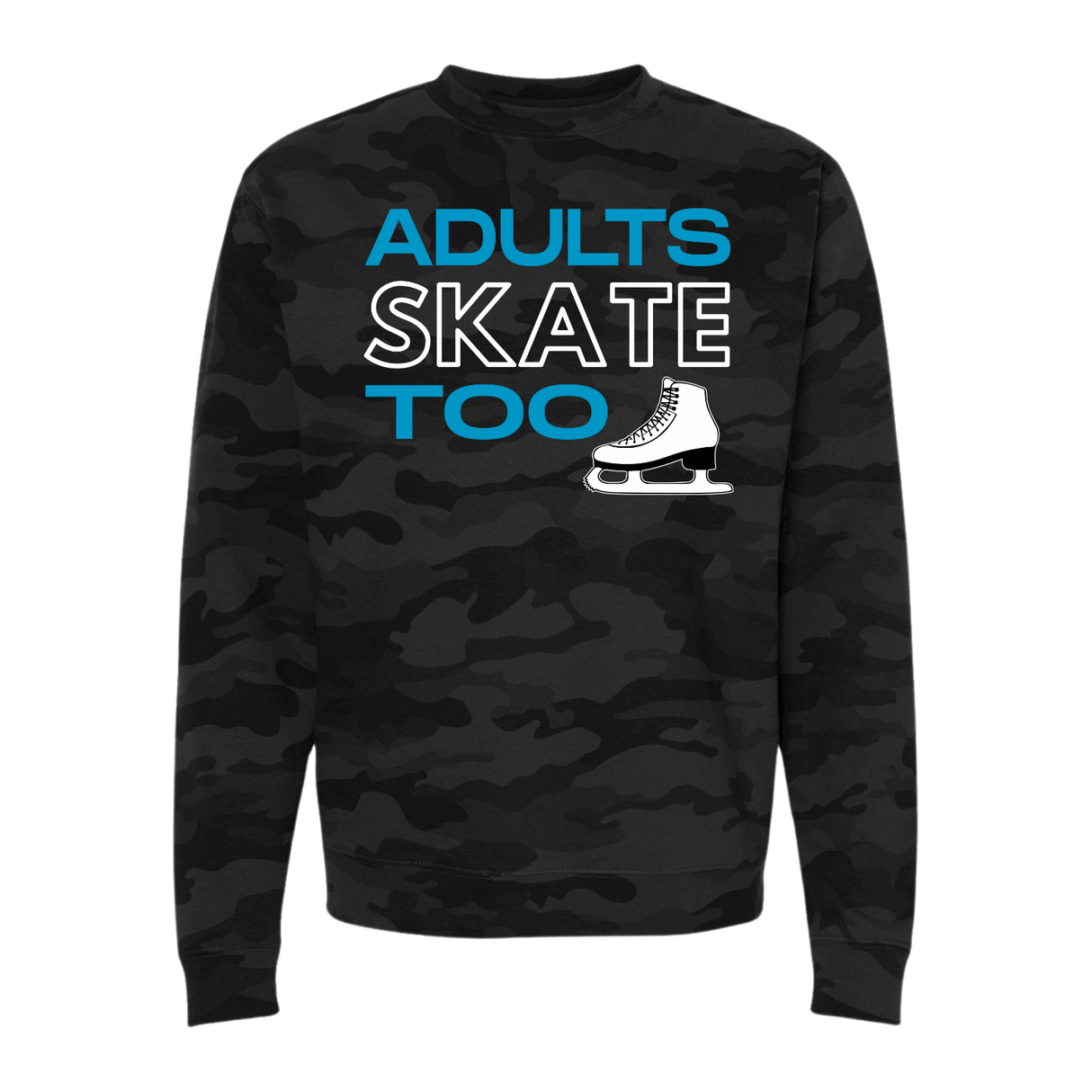 Adults Skate Too OG Camo Sweatshirt