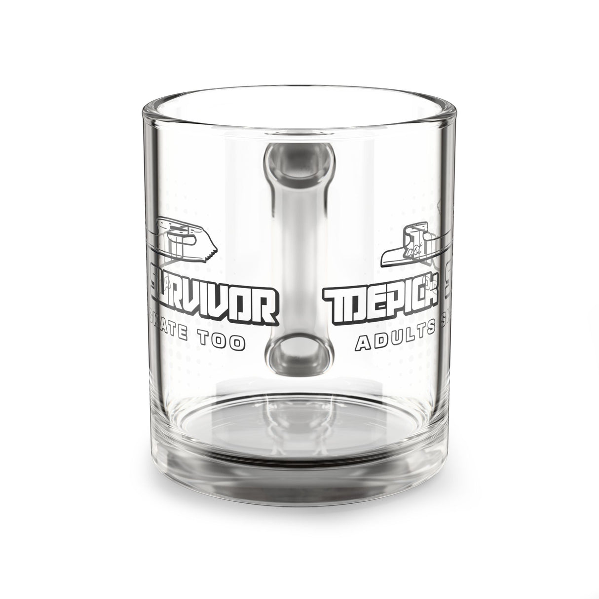 Toepick Survivor Glass Mug