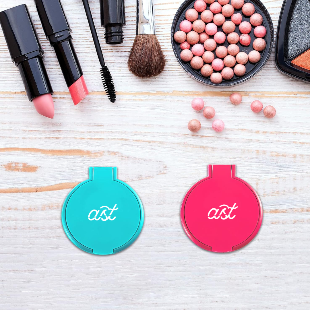 AST Compact Folding Mirror – Assorted Colors