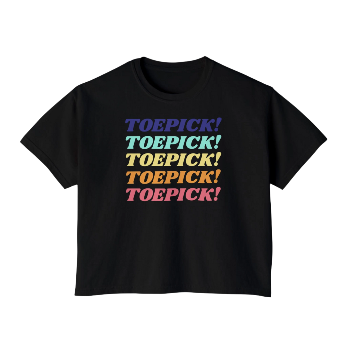 Toepick! Women's Boxy Tee - Adults Skate Too LLC