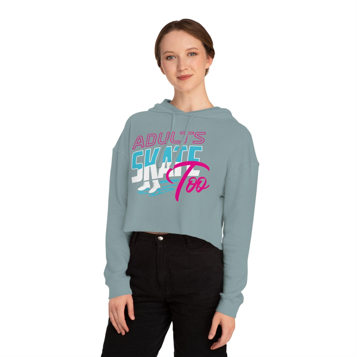 Retro Women’s Cropped Hooded Sweatshirt