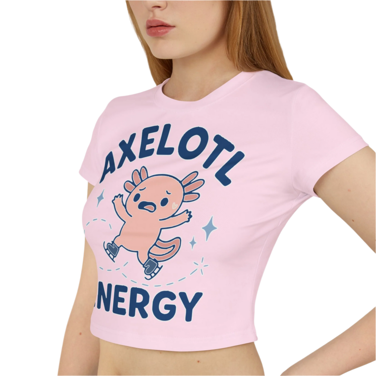 Axelotl Energy Women's Baby Tee - Adults Skate Too LLC
