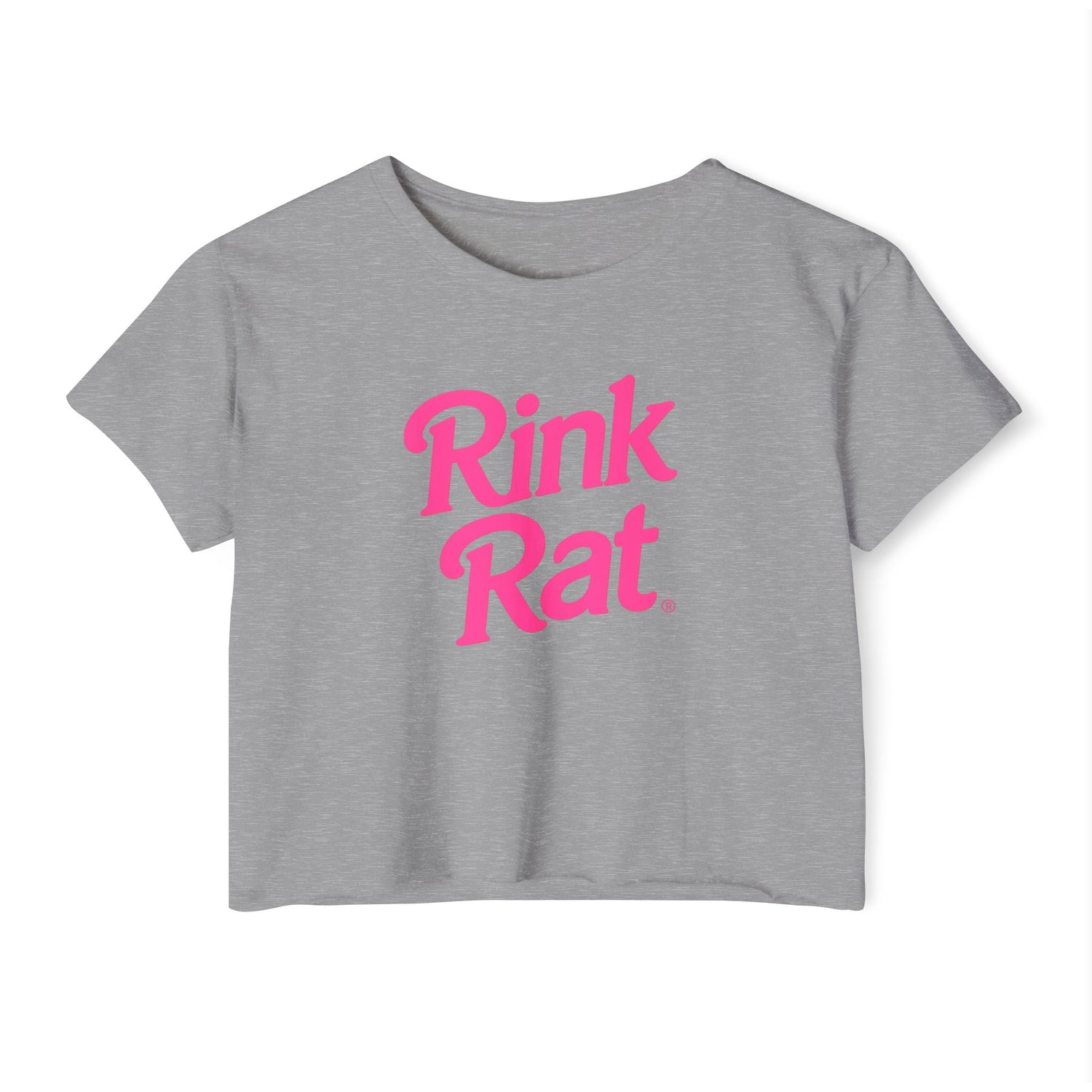 Barbiecore Rink Rat Cropped Festival Tee