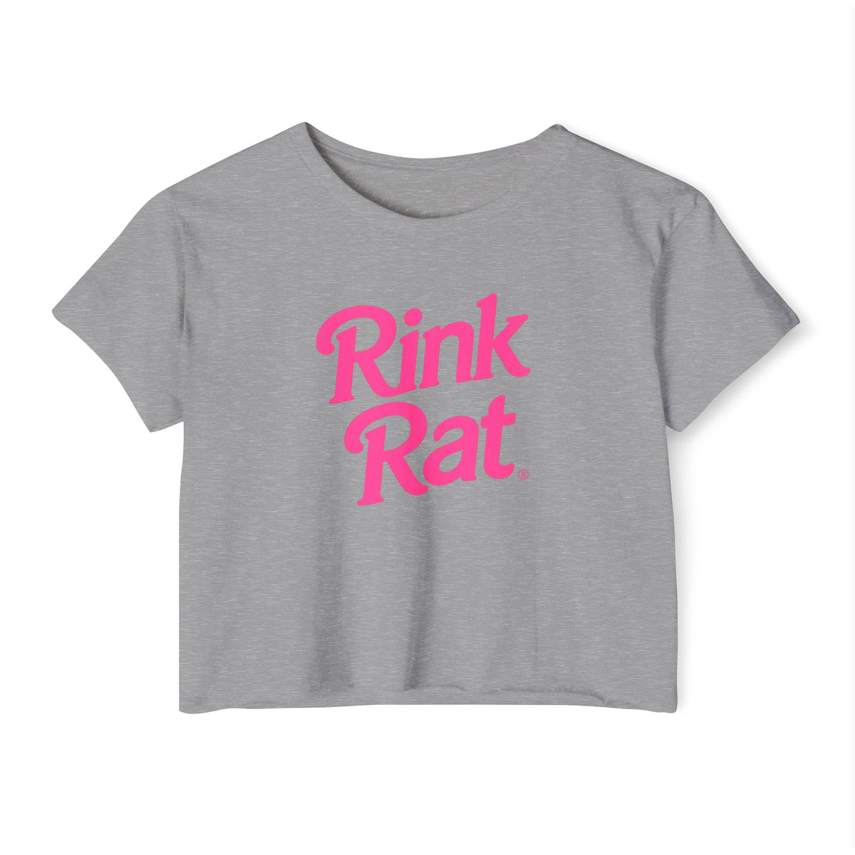 Barbiecore Rink Rat Cropped Festival Tee