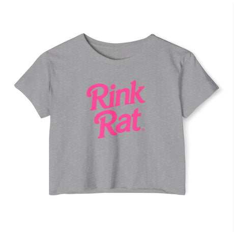 Barbiecore Rink Rat Cropped Festival Tee