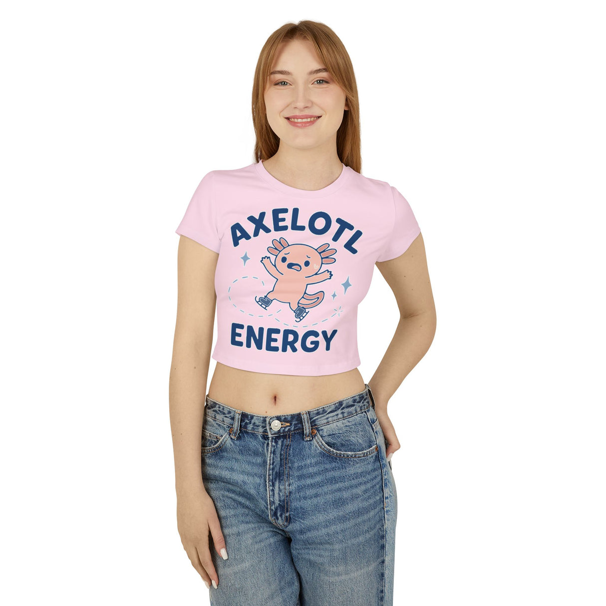 Axelotl Energy Women's Baby Tee - Adults Skate Too LLC