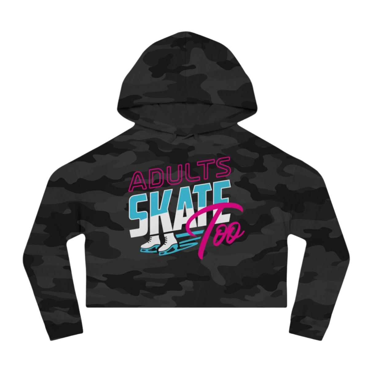 Retro Women’s Cropped Hooded Sweatshirt