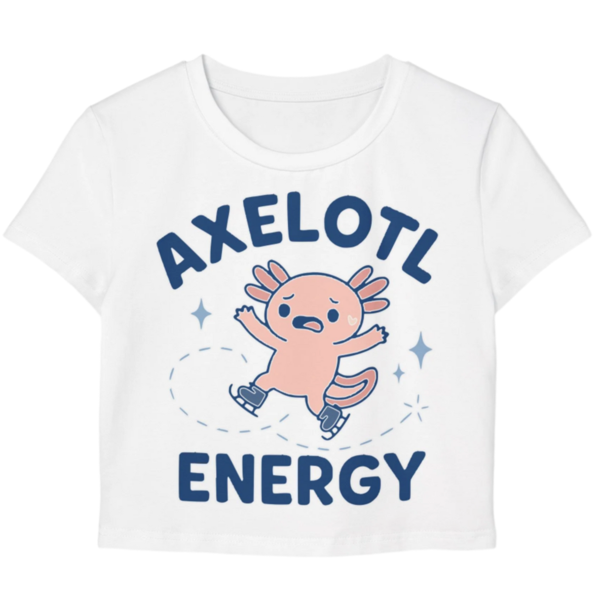 Axelotl Energy Women's Baby Tee - Adults Skate Too LLC