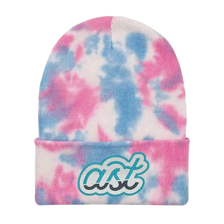 AST Embroidered Patch Cotton Candy Beanie