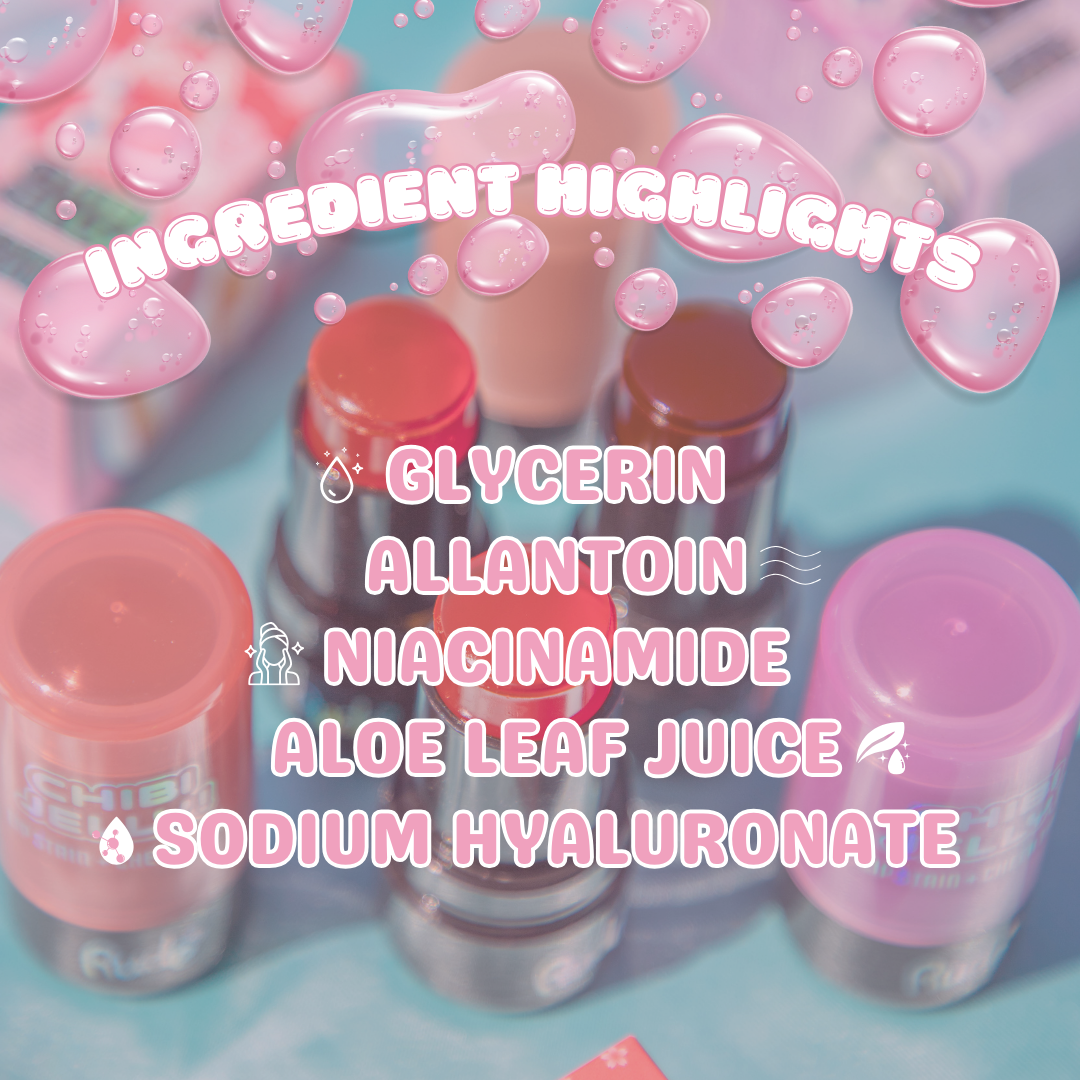 Chibi Manga Collection - Chibi Jelly! Lip Stain and Cheek Tint - Adults Skate Too LLC