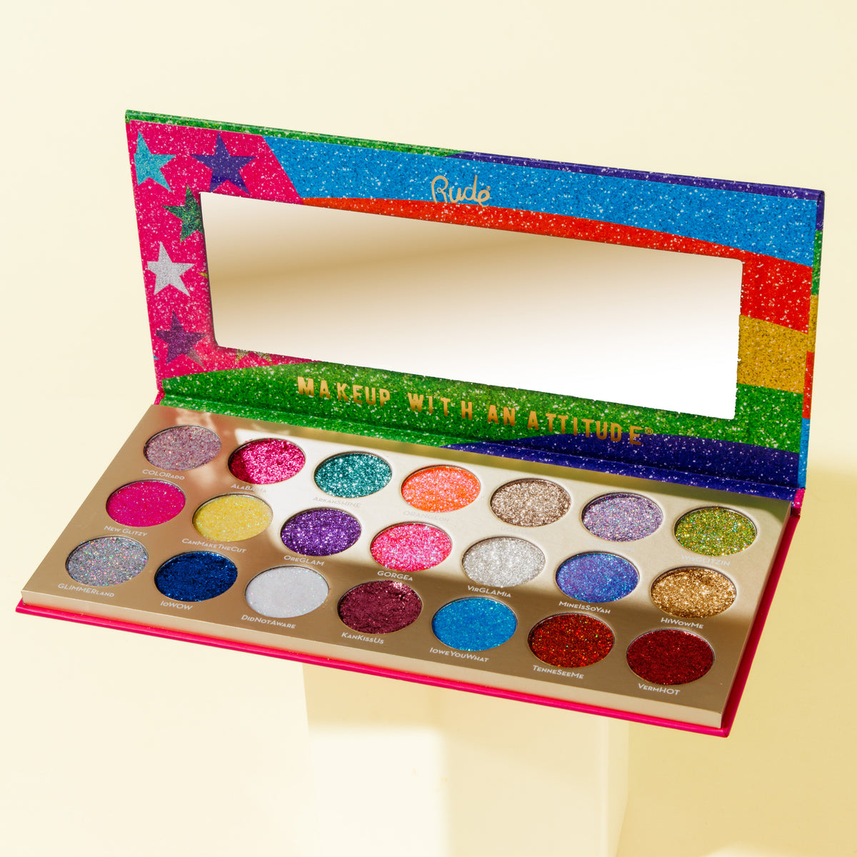 United Shades of Glitter - 21 Pressed Glitter Palette