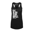 Eat Sleep Skate Repeat Racerback Tank