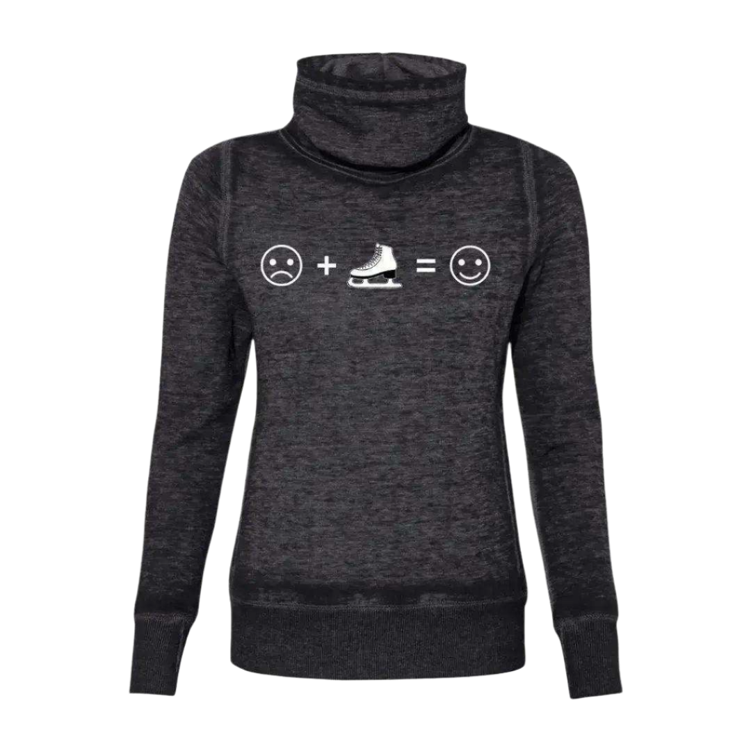 Emoji Cowl Neck Sweatshirt