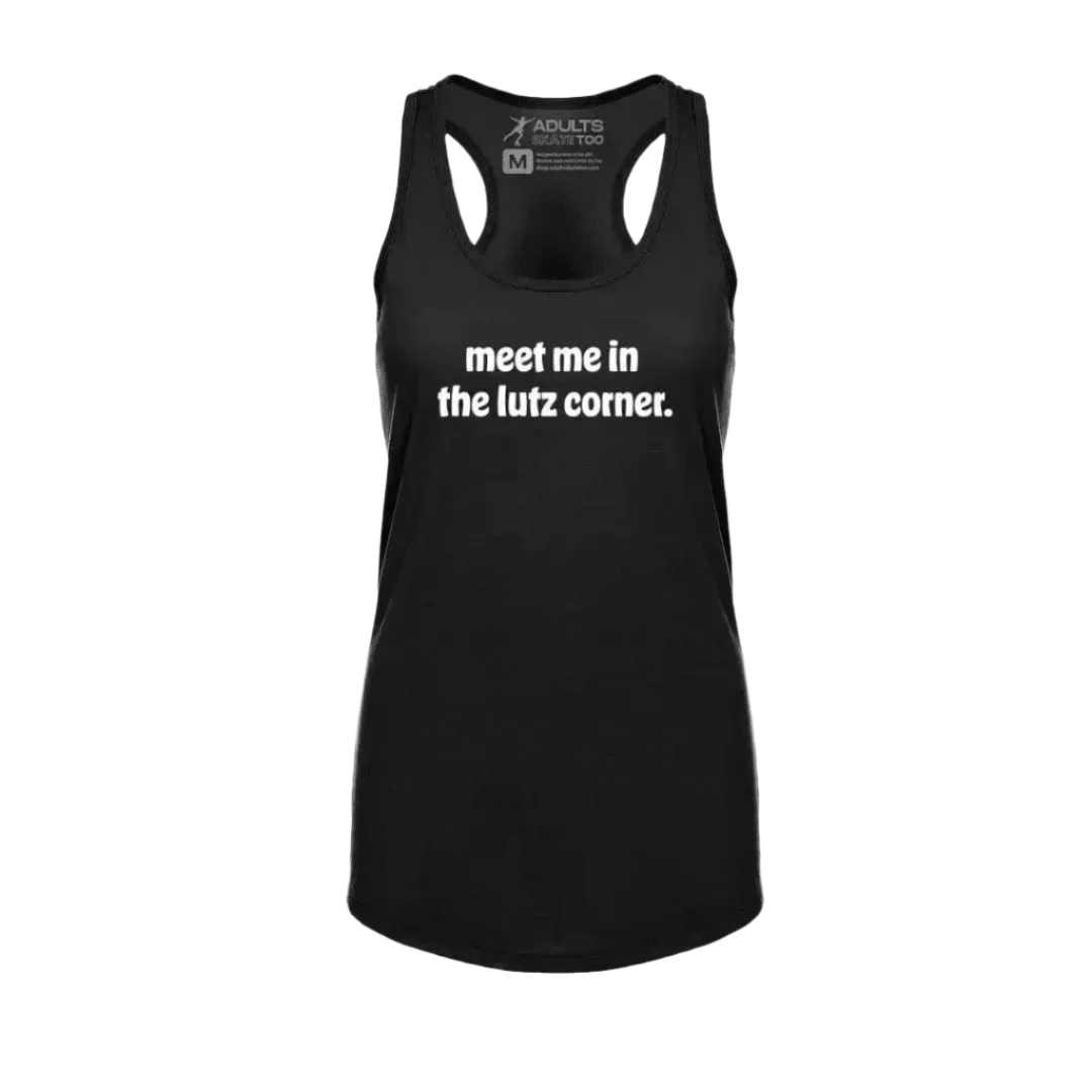 Meet Me In The Lutz Corner Racerback Tank