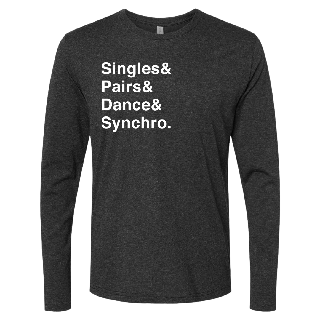 Camiseta de manga larga estilo skater informal