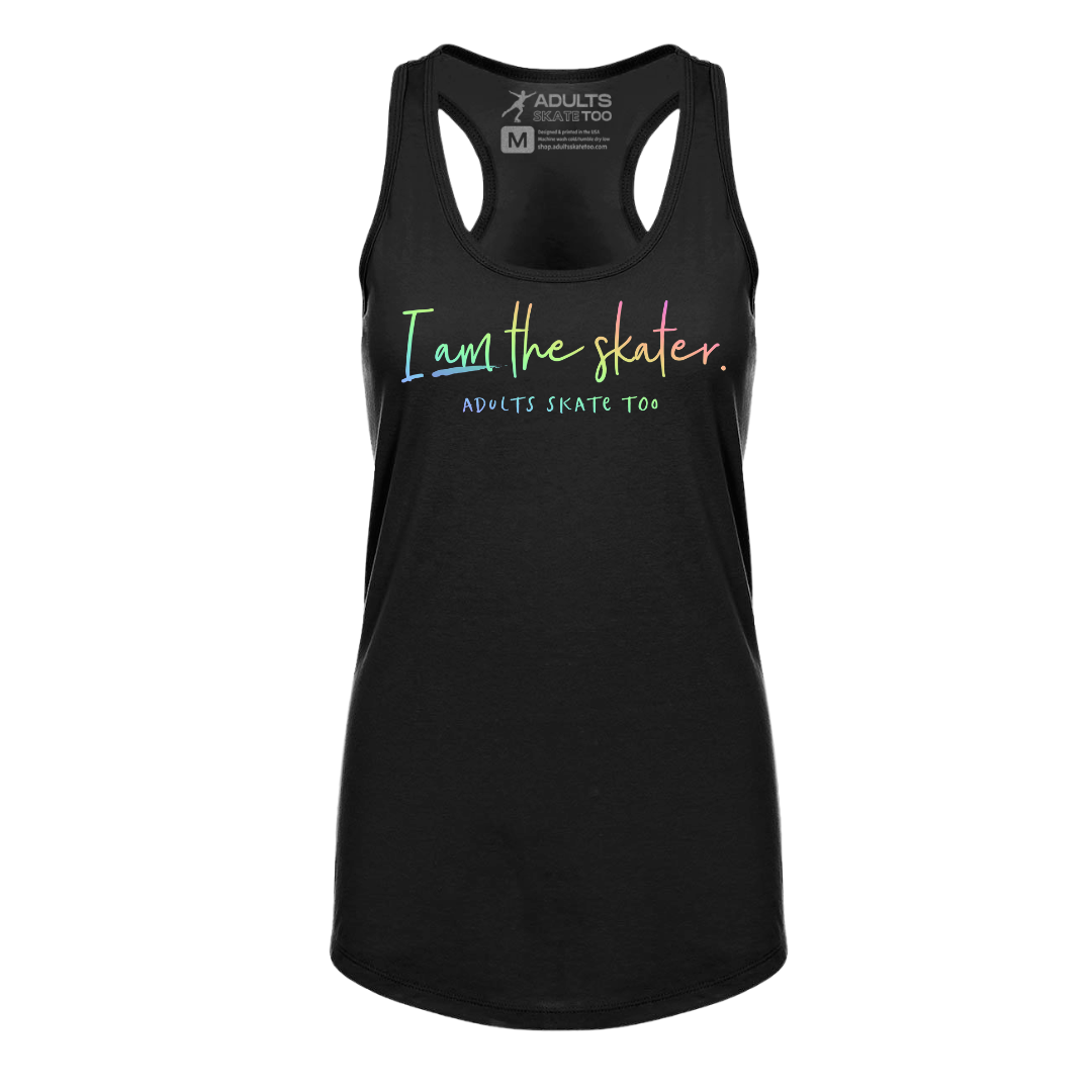 I Am The Skater Racerback Tank - Adults Skate Too LLC