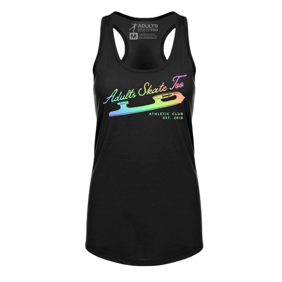Athletic Club Racerback Tank - Adults Skate Too LLC