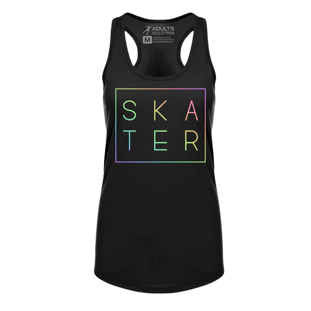 SKATER Racerback Tank - Adults Skate Too LLC