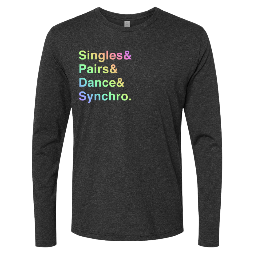 Camiseta de manga larga estilo skater informal