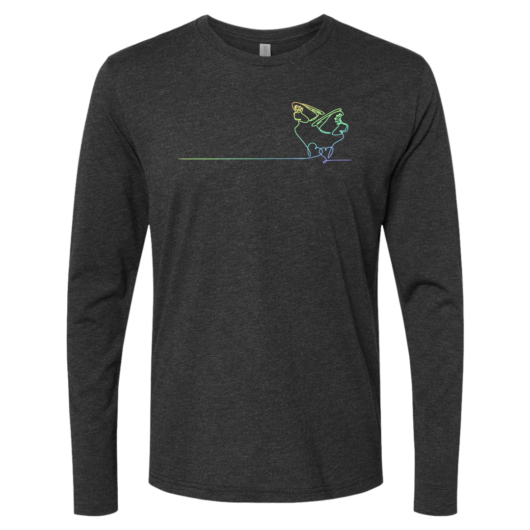 Ice Skate Heartstrings Long Sleeve - Adults Skate Too LLC