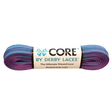 Purple and Teal Stripe CORE Laces