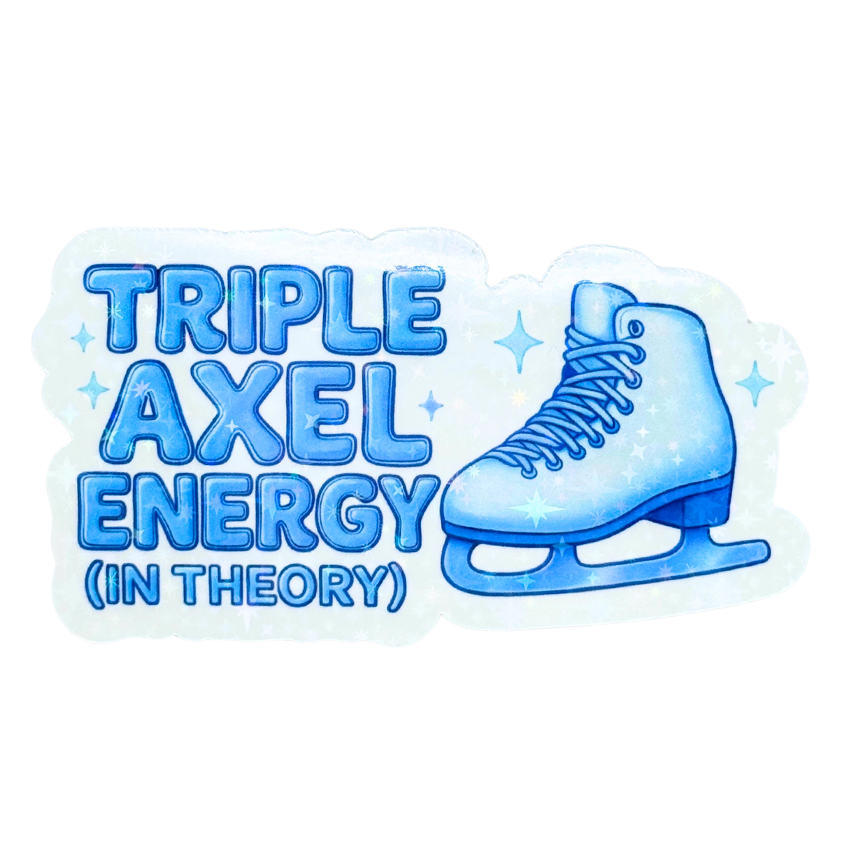 Triple Axel Energy Holographic Sticker